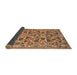 Sideview of Traditional Mahogany Brown Persian Rug, tr3887