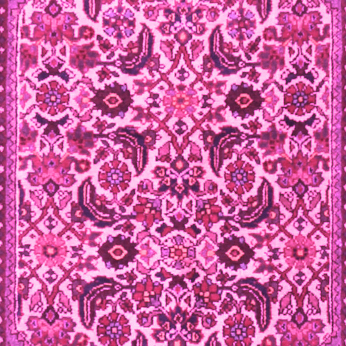 Machine Washable Persian Pink Traditional Rug, wshtr3887pnk