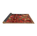 Sideview of Traditional Bronze Brown Animal Rug, tr3888