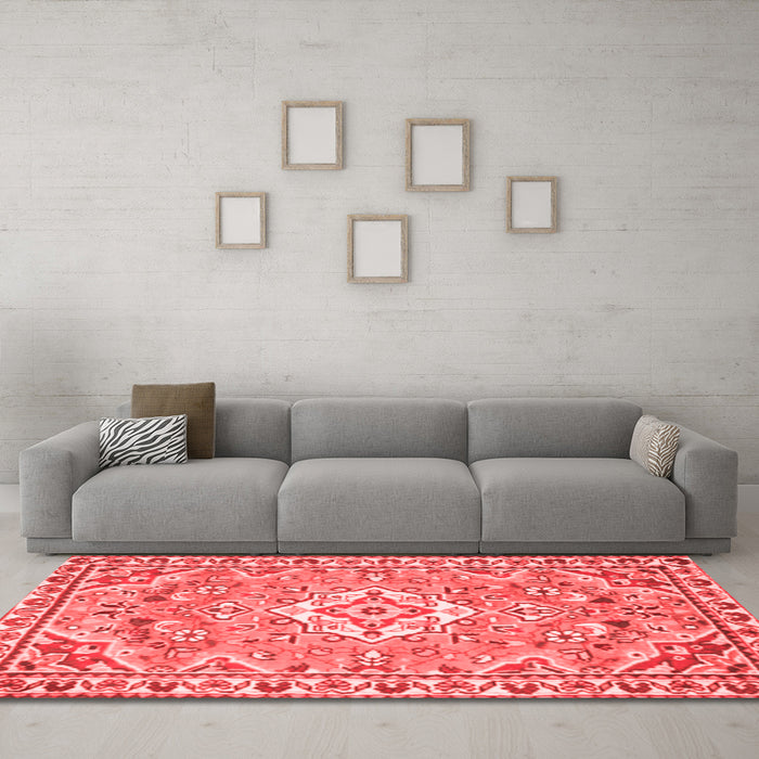 Traditional Red Washable Rugs