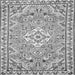 Serging Thickness of Medallion Gray Traditional Rug, tr3889gry