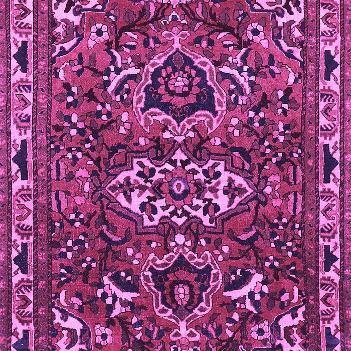 Machine Washable Persian Purple Traditional Area Rugs, wshtr388pur
