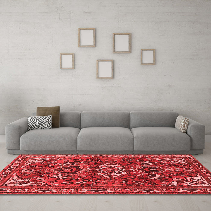 Traditional Red Washable Rugs