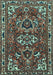 Machine Washable Persian Light Blue Traditional Rug, wshtr388lblu