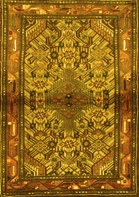 Persian Yellow Traditional Rug, tr3890yw