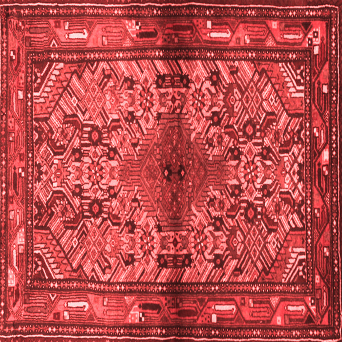 Machine Washable Persian Red Traditional Rug, wshtr3890red