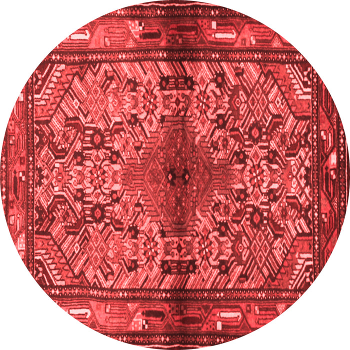 Machine Washable Persian Red Traditional Rug, wshtr3890red