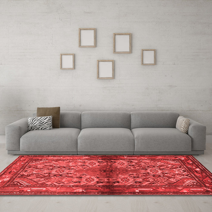 Traditional Red Washable Rugs