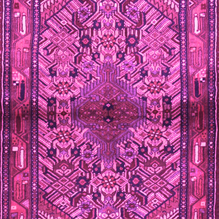 Machine Washable Persian Pink Traditional Rug, wshtr3890pnk
