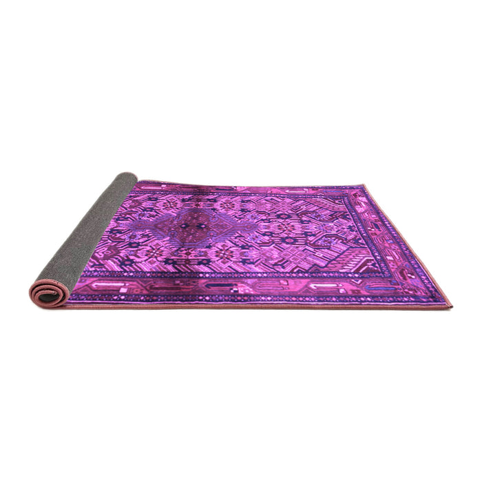 Sideview of Persian Purple Traditional Rug, tr3890pur