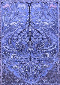 Persian Blue Traditional Rug, tr3891blu