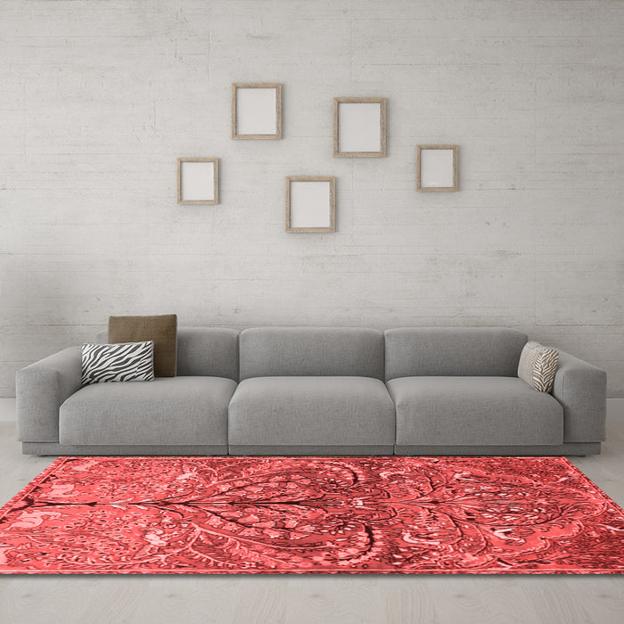 Traditional Red Washable Rugs