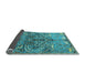 Sideview of Persian Light Blue Traditional Rug, tr3891lblu
