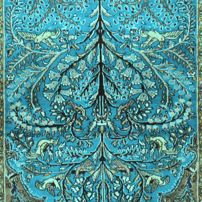 Persian Light Blue Traditional Rug, tr3891lblu