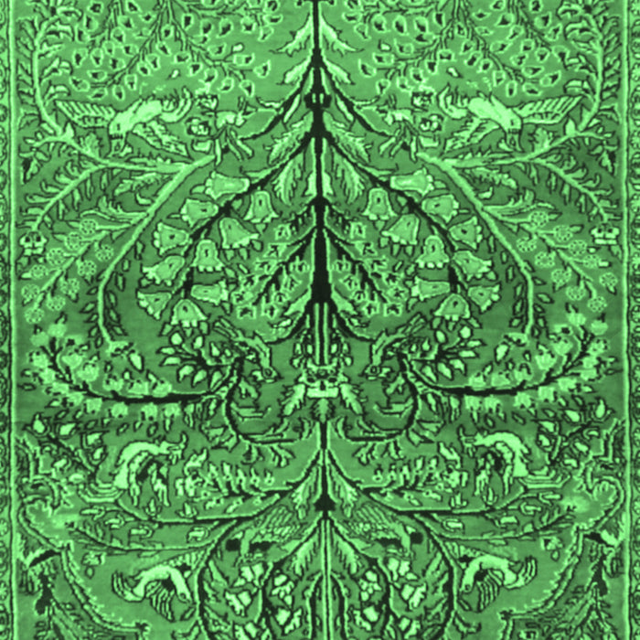 Persian Emerald Green Traditional Rug, tr3891emgrn