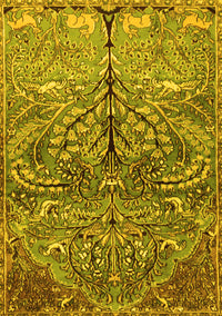 Persian Yellow Traditional Rug, tr3891yw