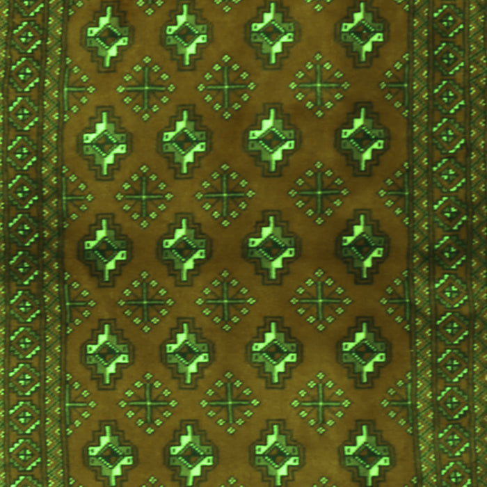 Serging Thickness of Machine Washable Persian Green Traditional Area Rugs, wshtr3892grn