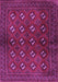 Machine Washable Persian Purple Traditional Area Rugs, wshtr3892pur