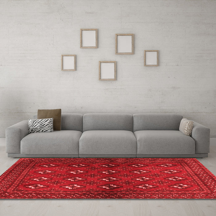 Traditional Red Washable Rugs