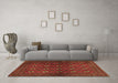 Machine Washable Persian Brown Traditional Rug in a Living Room,, wshtr3892brn