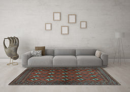 Machine Washable Persian Light Blue Traditional Rug in a Living Room, wshtr3892lblu