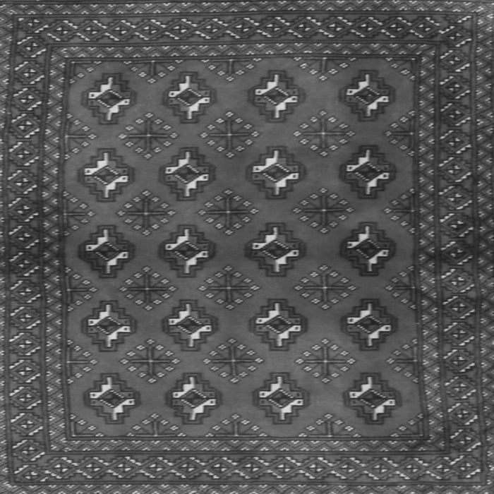 Round Machine Washable Persian Gray Traditional Rug, wshtr3892gry