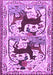 Persian Purple Traditional Rug, tr3893pur