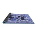 Sideview of Persian Blue Traditional Rug, tr3893blu