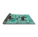 Sideview of Persian Light Blue Traditional Rug, tr3893lblu