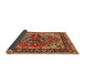 Sideview of Traditional Red Persian Rug, tr3894