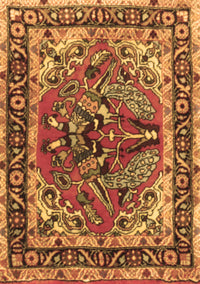 Persian Brown Traditional Rug, tr3894brn