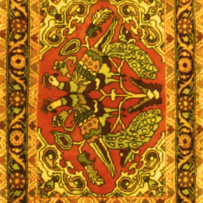 Persian Yellow Traditional Rug, tr3894yw