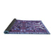 Sideview of Persian Blue Traditional Rug, tr3895blu