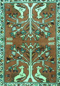 Persian Turquoise Traditional Rug, tr3895turq