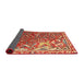 Sideview of Traditional Neon Red Persian Rug, tr3896
