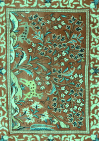 Persian Turquoise Traditional Rug, tr3896turq