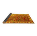 Sideview of Persian Yellow Traditional Rug, tr3896yw