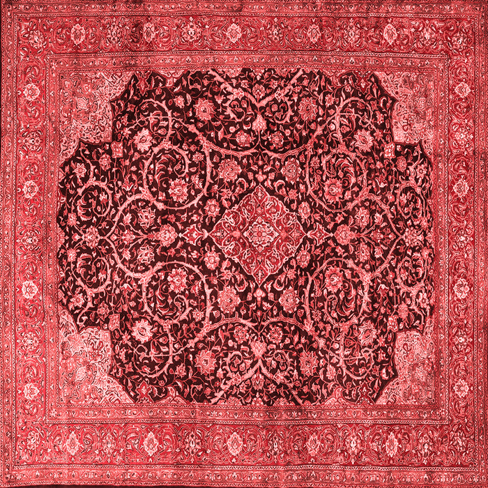 Medallion Red Traditional Rug, tr3898red