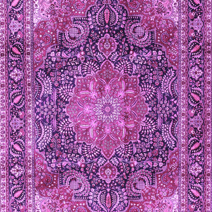 Medallion Purple Traditional Rug, tr3899pur