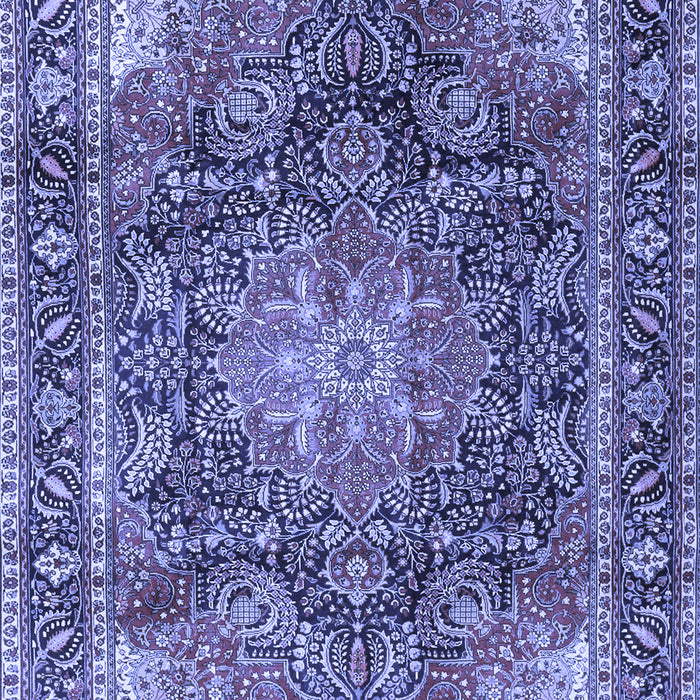 Medallion Blue Traditional Rug, tr3899blu