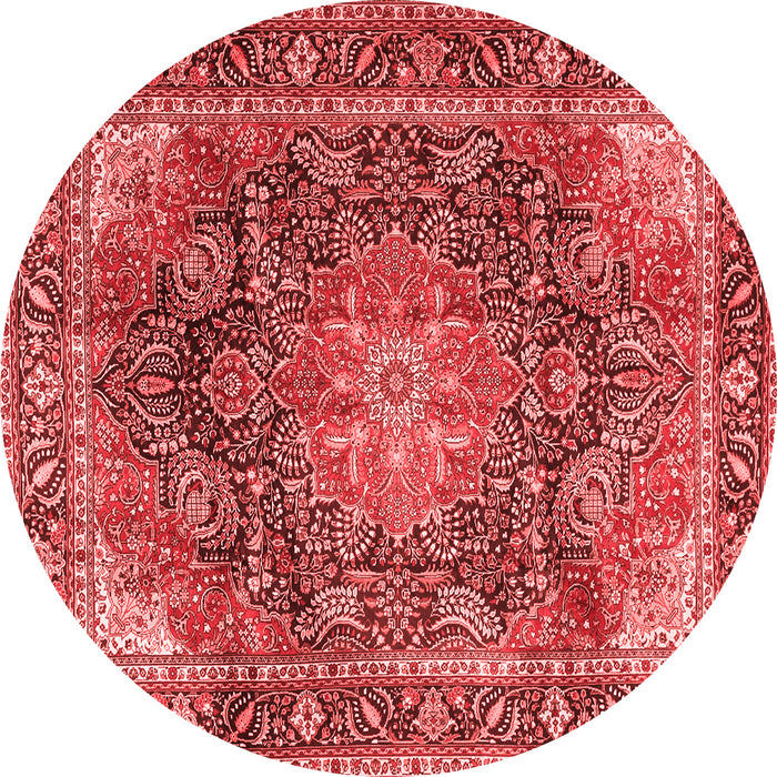 Medallion Red Traditional Rug, tr3899red