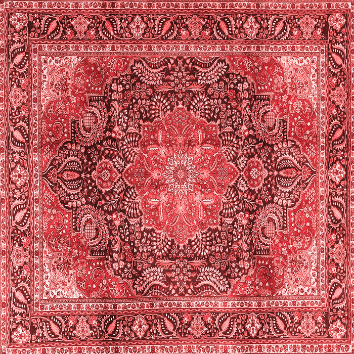 Medallion Red Traditional Rug, tr3899red