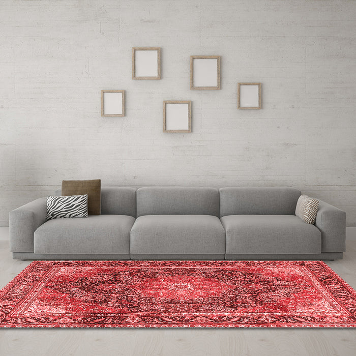 Traditional Red Washable Rugs
