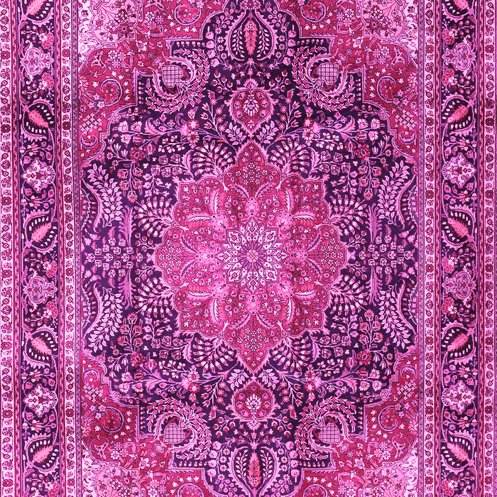 Medallion Pink Traditional Rug, tr3899pnk