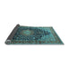 Sideview of Medallion Light Blue Traditional Rug, tr389lblu