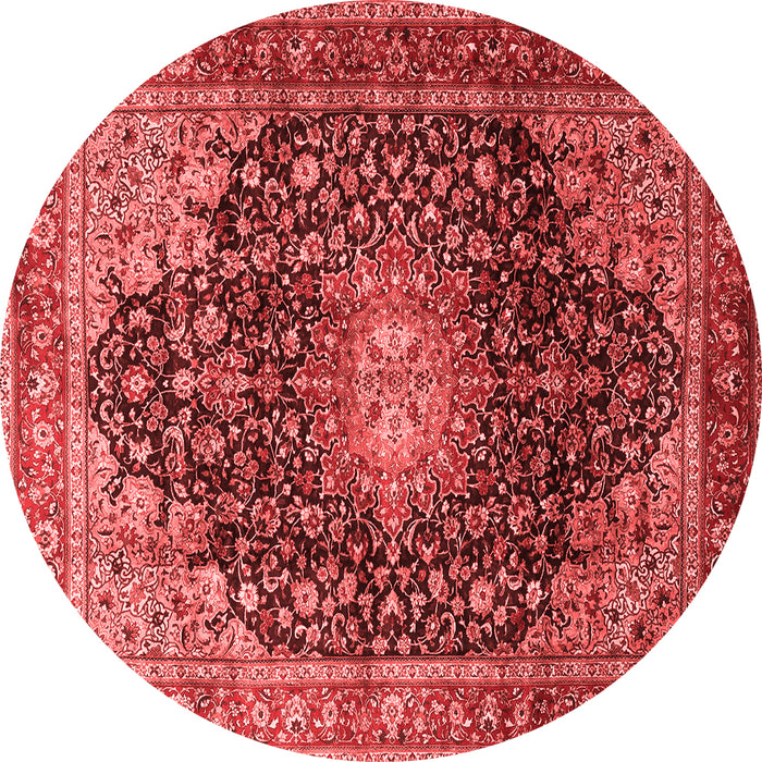 Medallion Red Traditional Rug, tr389red