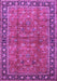 Oriental Purple Traditional Rug, tr38pur