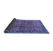 Sideview of Oriental Blue Traditional Rug, tr38blu
