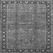 Serging Thickness of Oriental Gray Traditional Rug, tr38gry