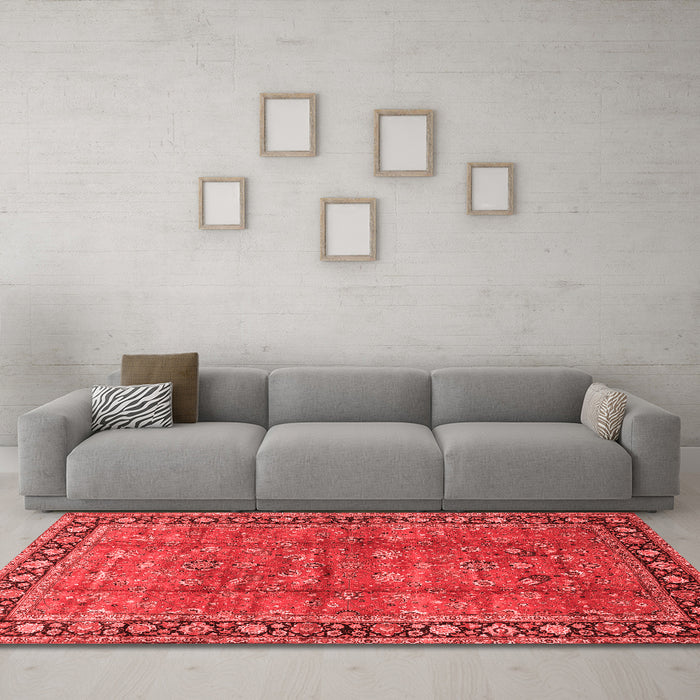 Traditional Red Washable Rugs